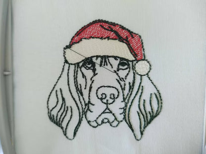 Perritos Navideños Tees- Bordados personalizados - HOODVANA